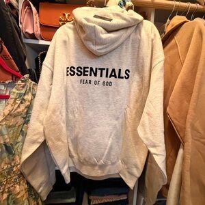 Fear of God Essentials Hoodie - Light Gray
